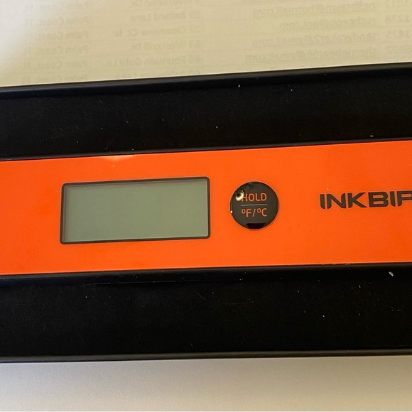 Orange Digital Kitchen Thermometer - Picture 3 of 5